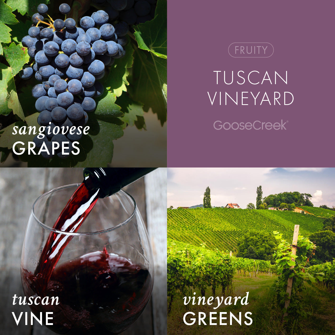 Tuscan Vineyard 3-Wick Candle - Image 2